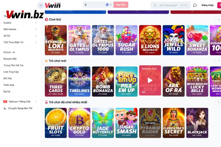 Giới thiệu đôi nét về nhà cái Vwin Casino